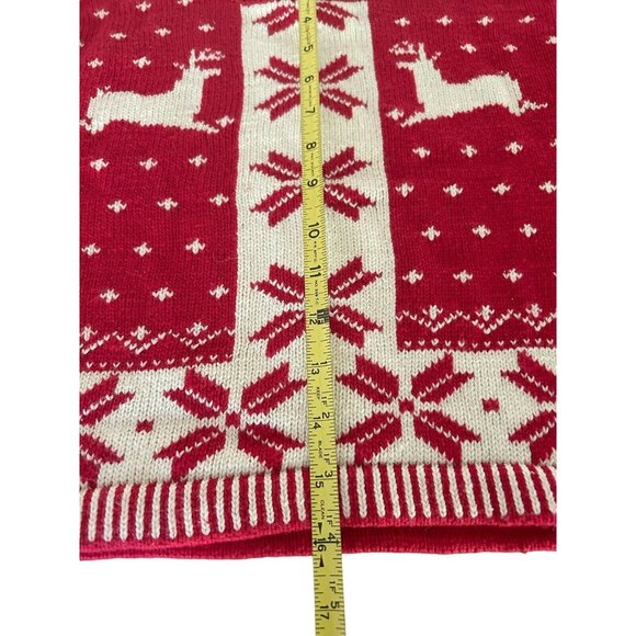 Snowflake Winter Wonderland Snow Holiday 🦌 Deer Toddler Crewneck Sweater 4T - Picture 7 of 11